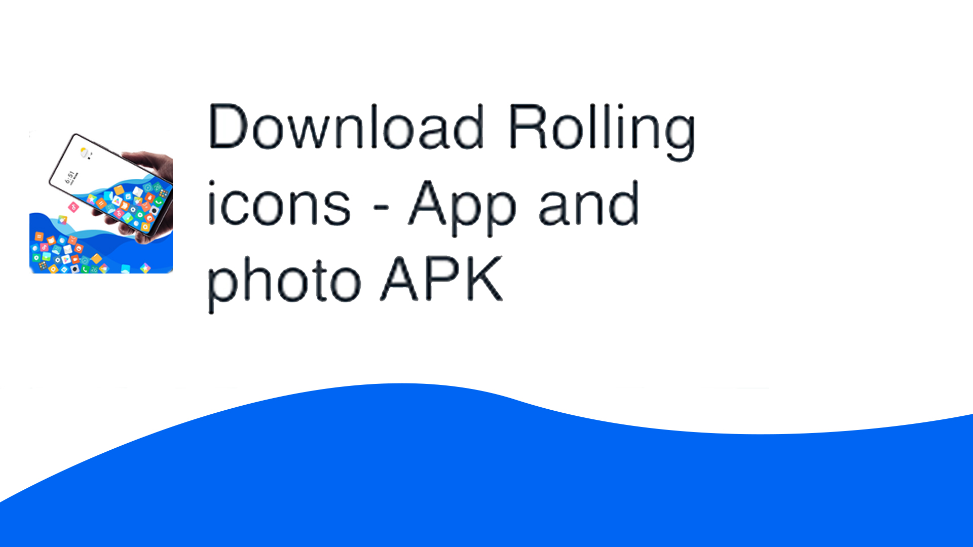 Rolling icons App and photo Tech Guide Myanmar