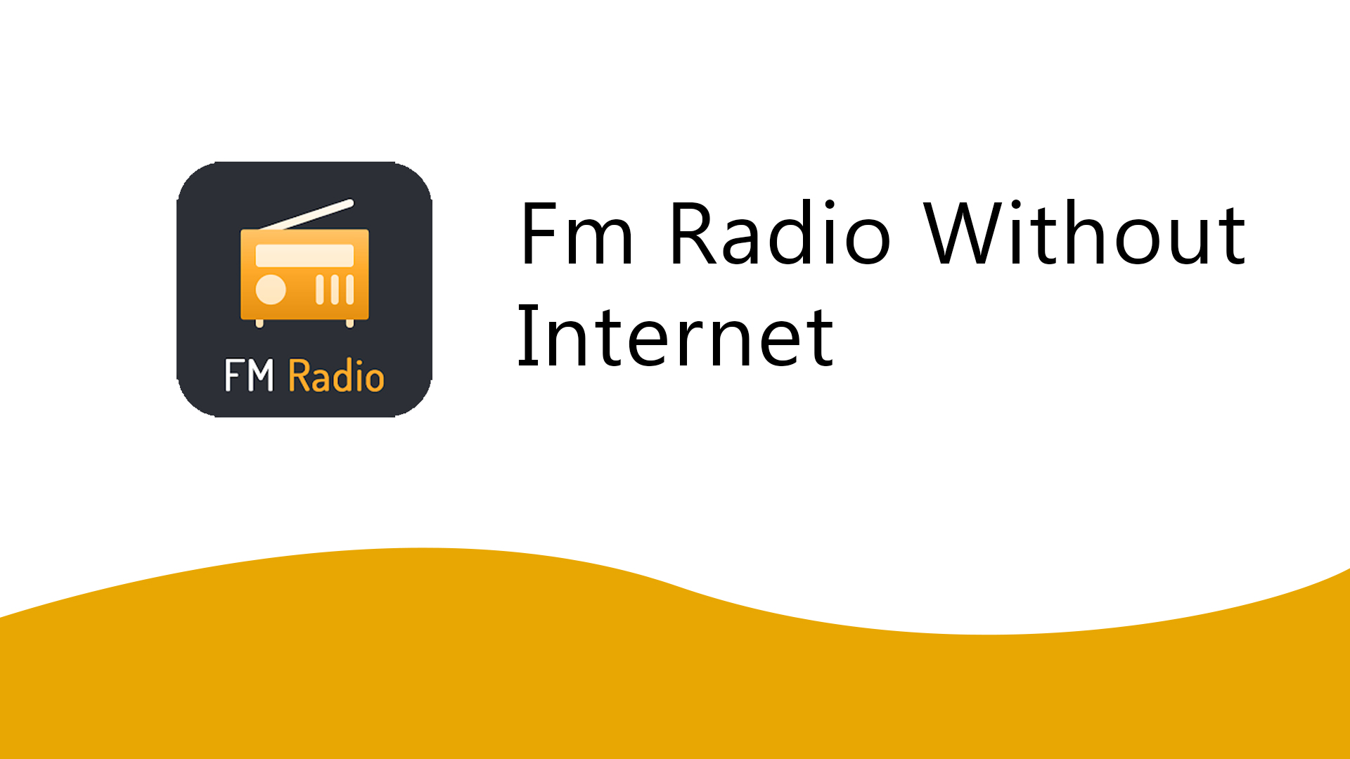 Fm Radio Without Tech Guide Myanmar